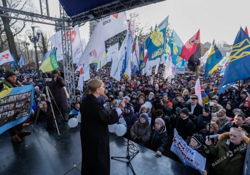 Юлия Тимошенко: «Люди получили первую победу, остановив распродажа земли в турборежиме»