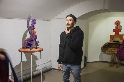 В одесском музее современного искусства прошла первая кураторская экскурсия Василия Дмитрика