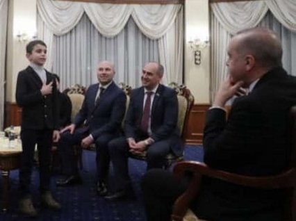 Гагаузы Украины встретились с президентом Турции