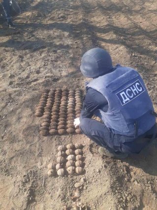 Житель Одесской области нашел на огороде сотню гранат
