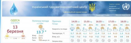 В Одессу на выходных придут морозы