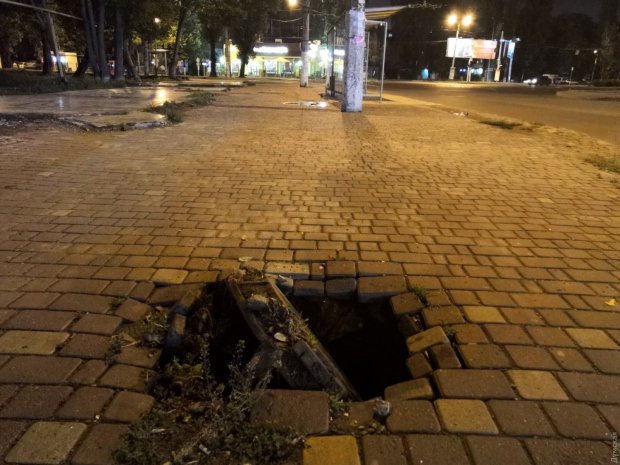 Подборка ужасных тротуаров Одессы