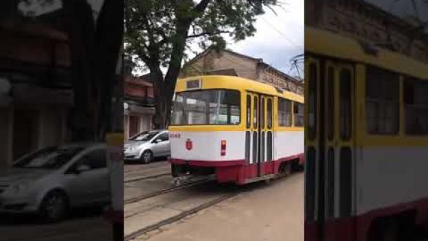 На Пантелеймоновской остановились трамваи (видео, обновлено)