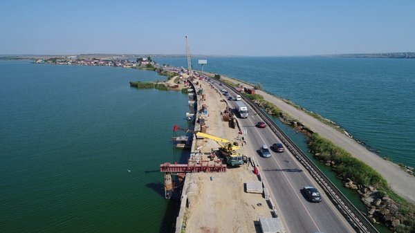 Объявлены сроки окончания ремонта моста через Хаджибейский лиман