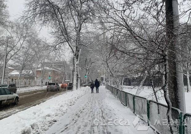 В Одесской области на выходных прогнозируется сильный снег