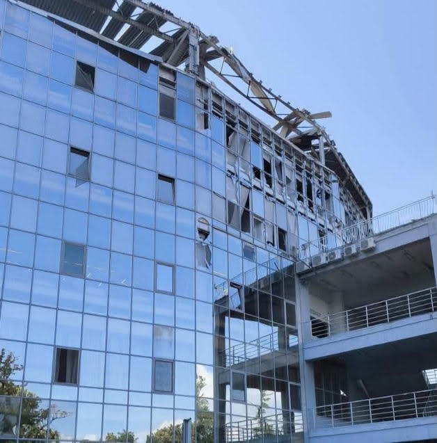 Одесский стадион «Черноморец» поврежден ударом вражеского дрона